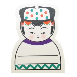 こけしペーパータグ