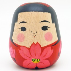 姫だるま　赤　桜　津軽系　笹森淳一